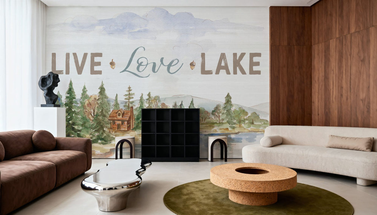 Lake Retreat IV Mural Wallpaper - room preview 02