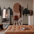 Huddersfield England Skyline Concrete Mural Wallpaper - room preview 02