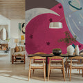 Mystical Woman II Mural Wallpaper - Purple Tone - room preview 02