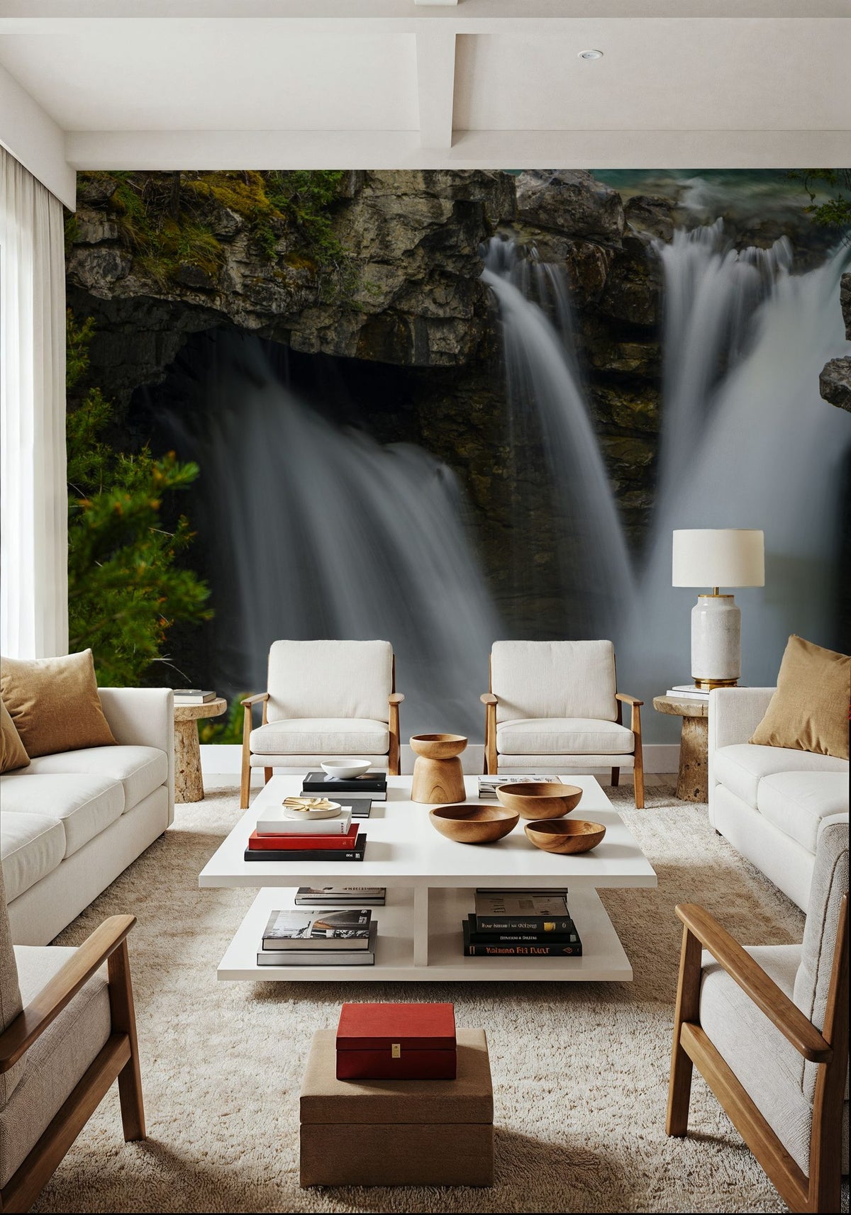 Johnston Creek Canyon Mural Wallpaper - room preview 02
