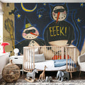 Seasonal Snowman X Mural Wallpaper - room preview 02