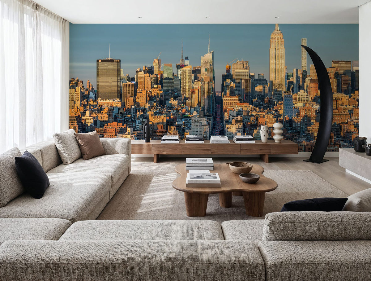 Midtown Sunset Mural Wallpaper - room preview 02