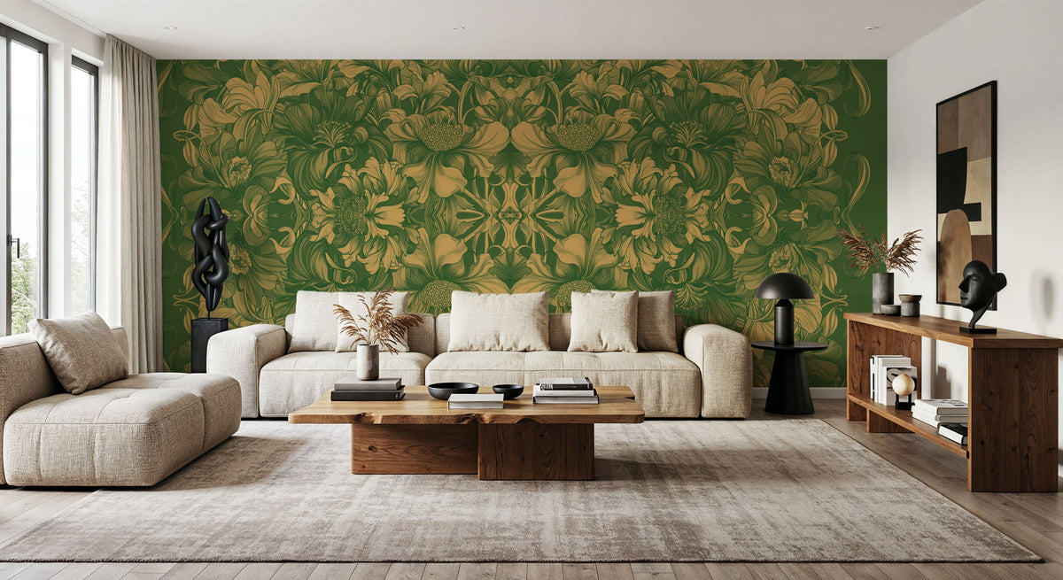 Scandi Flower Ceiling III Mural Wallpaper - room preview 02