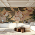 Garden Peonies II Mural Wallpaper - room preview 02