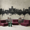 St Albans England Skyline Concrete Mural Wallpaper - room preview 02