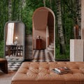 Dark Birch Forest Mural Wallpaper - room preview 02