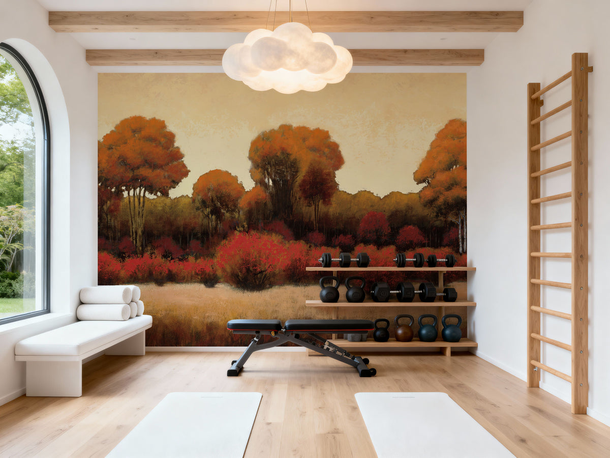 Autumn Forest III Mural Wallpaper - room preview 02