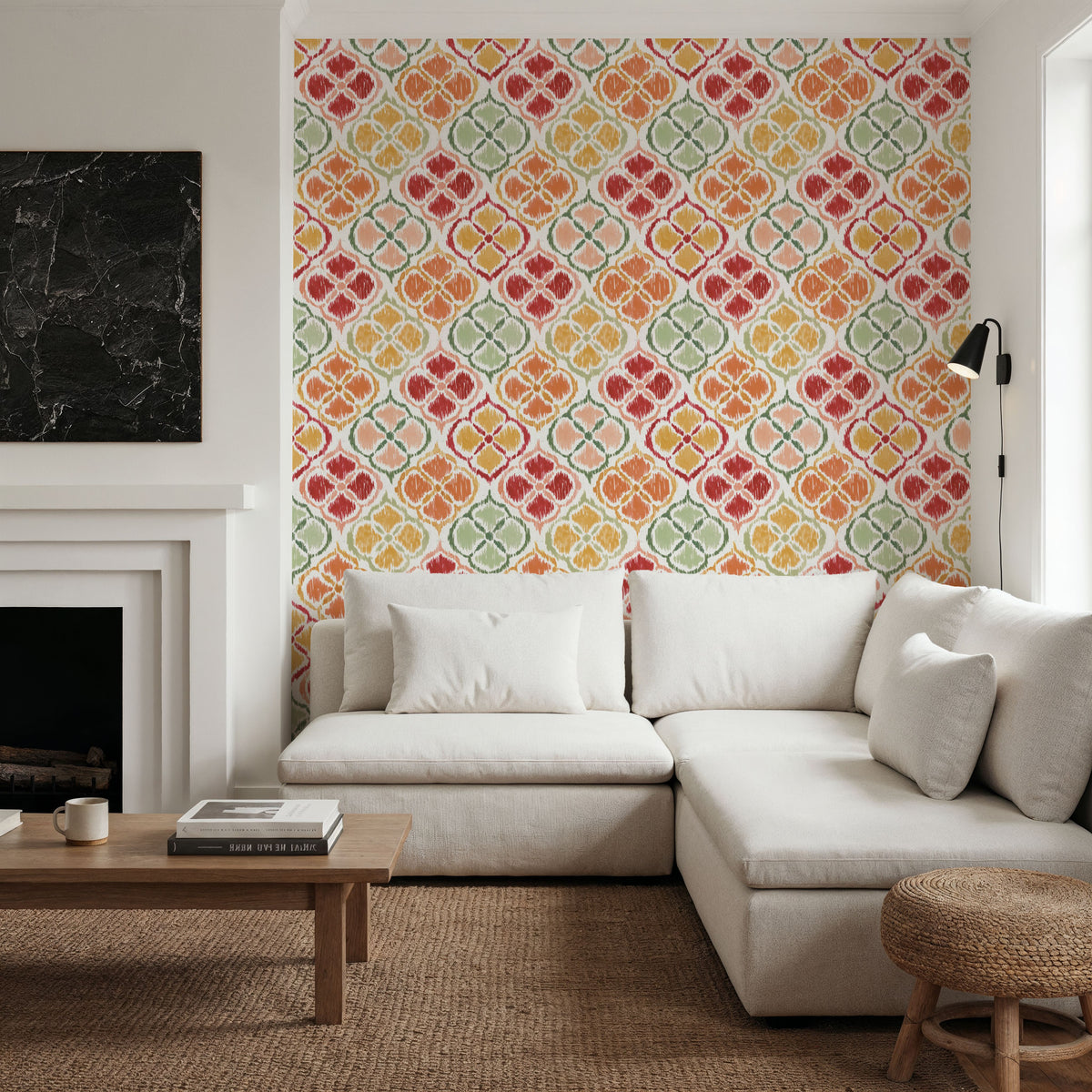Harvest Slice Multi Mural Wallpaper - room preview 02