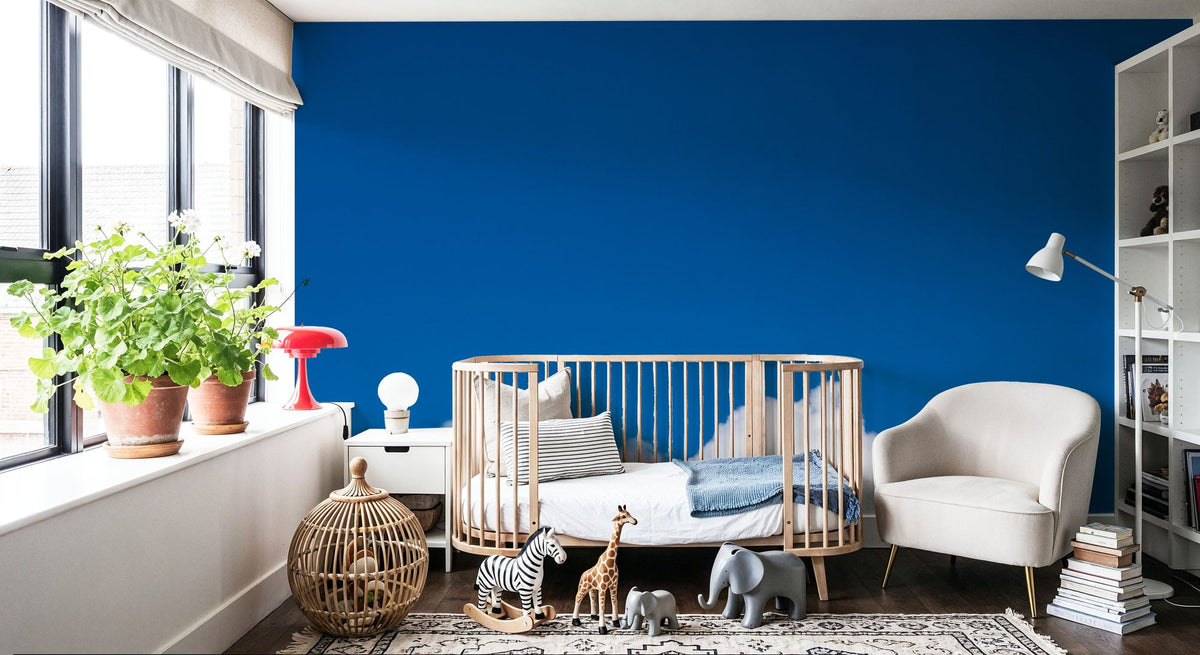 Heart Cloud Mural Wallpaper - room preview 02