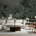 Transcendent Peony, Juniper Mural Wallpaper - room preview 02