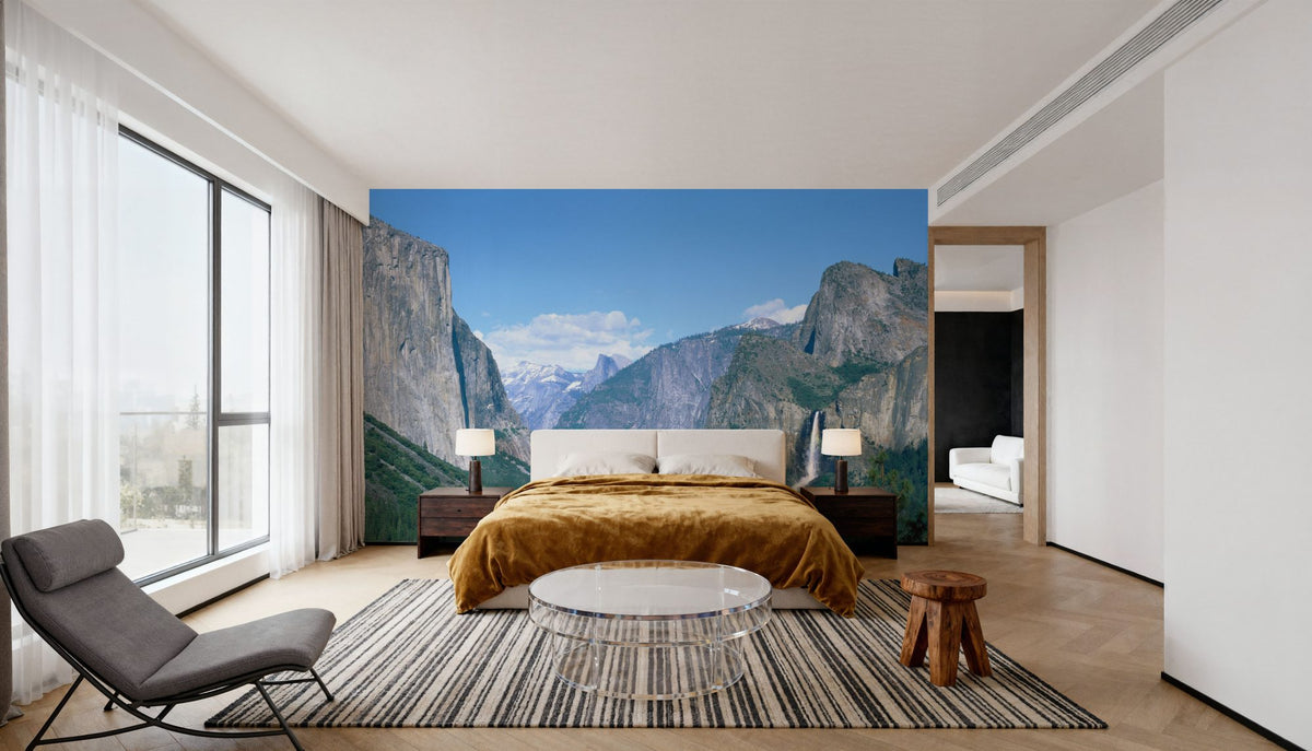 Yosemite Valley Mural Wallpaper - room preview 02
