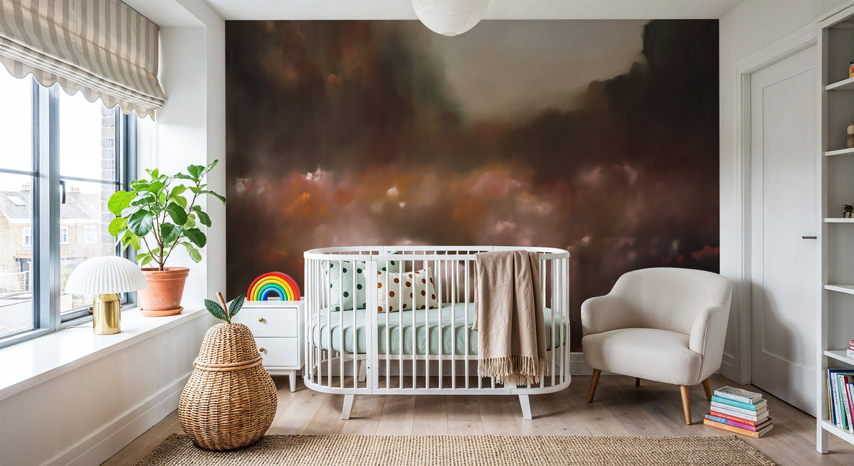 What the Flowers Saw Mural Wallpaper - room preview 02
