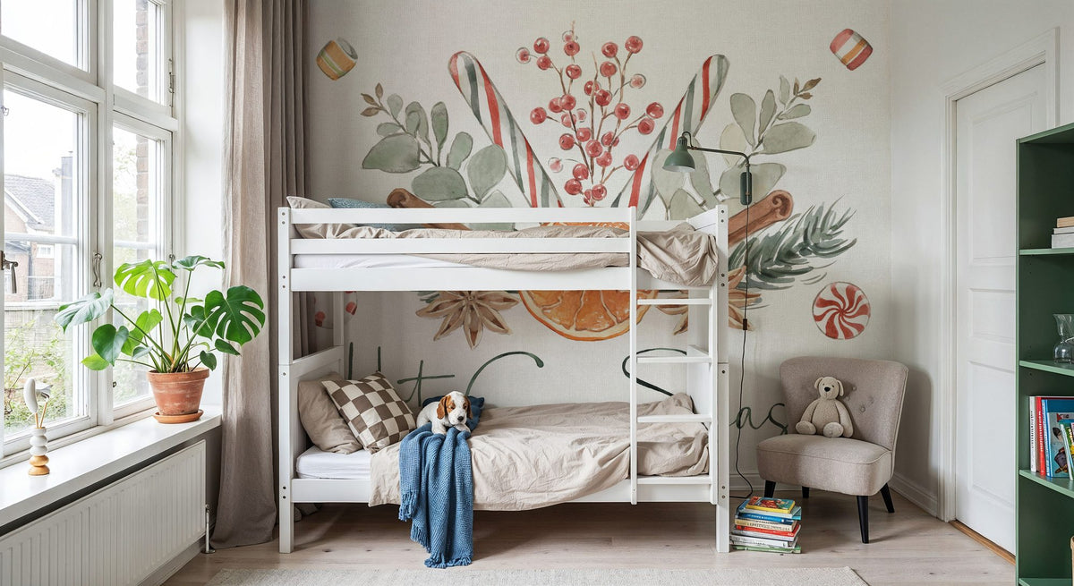 Winter Warmth VIII Mural Wallpaper - room preview 02