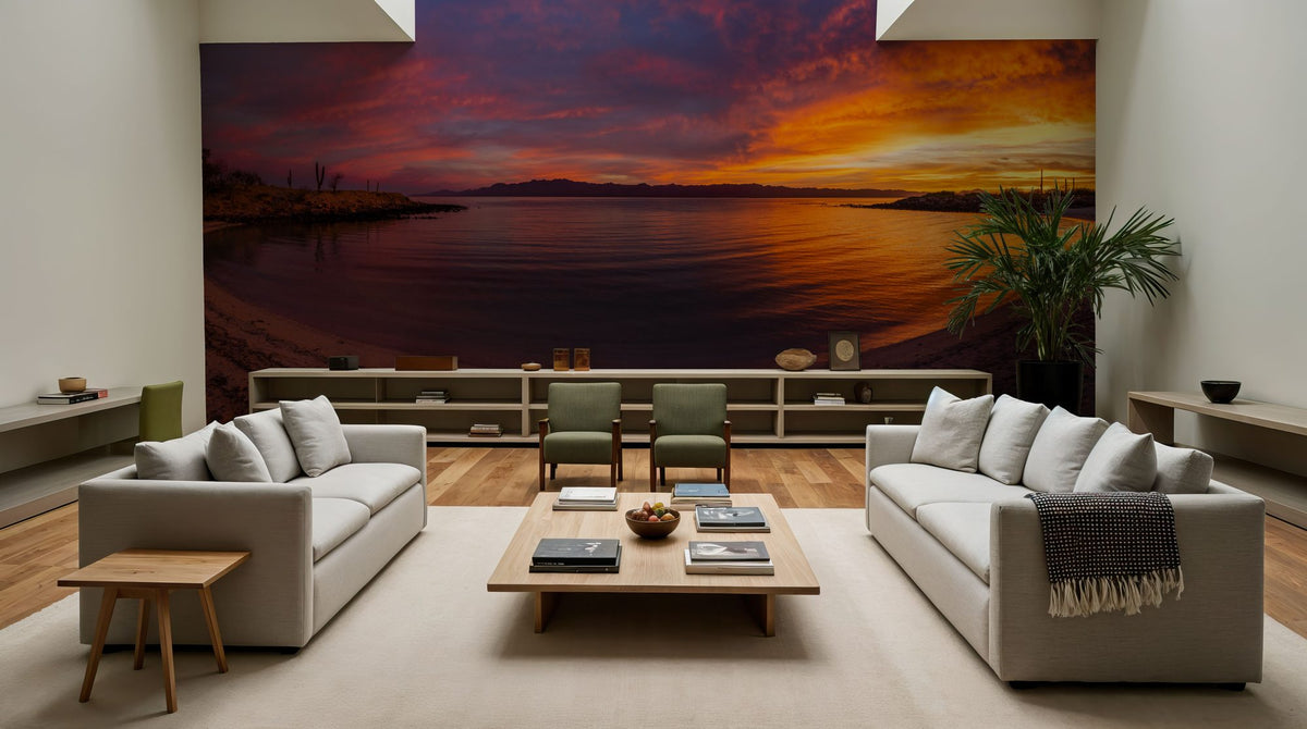 La Perla Beach Mural Wallpaper - room preview 02
