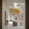 August Blooms Mural Wallpaper - Light Tone - room preview 02