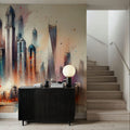 Dubai's Dreamlike Horizon Mural Wallpaper - room preview 02