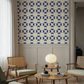 Nara Flower Rings Mural Wallpaper - room preview 02
