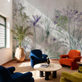 Field of Dreams Deep Purple Mural Wallpaper - room preview 02