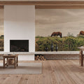 Idyll on the River Mural Wallpaper - room preview 02