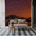 Baja Sunrise Mural Wallpaper - room preview 02