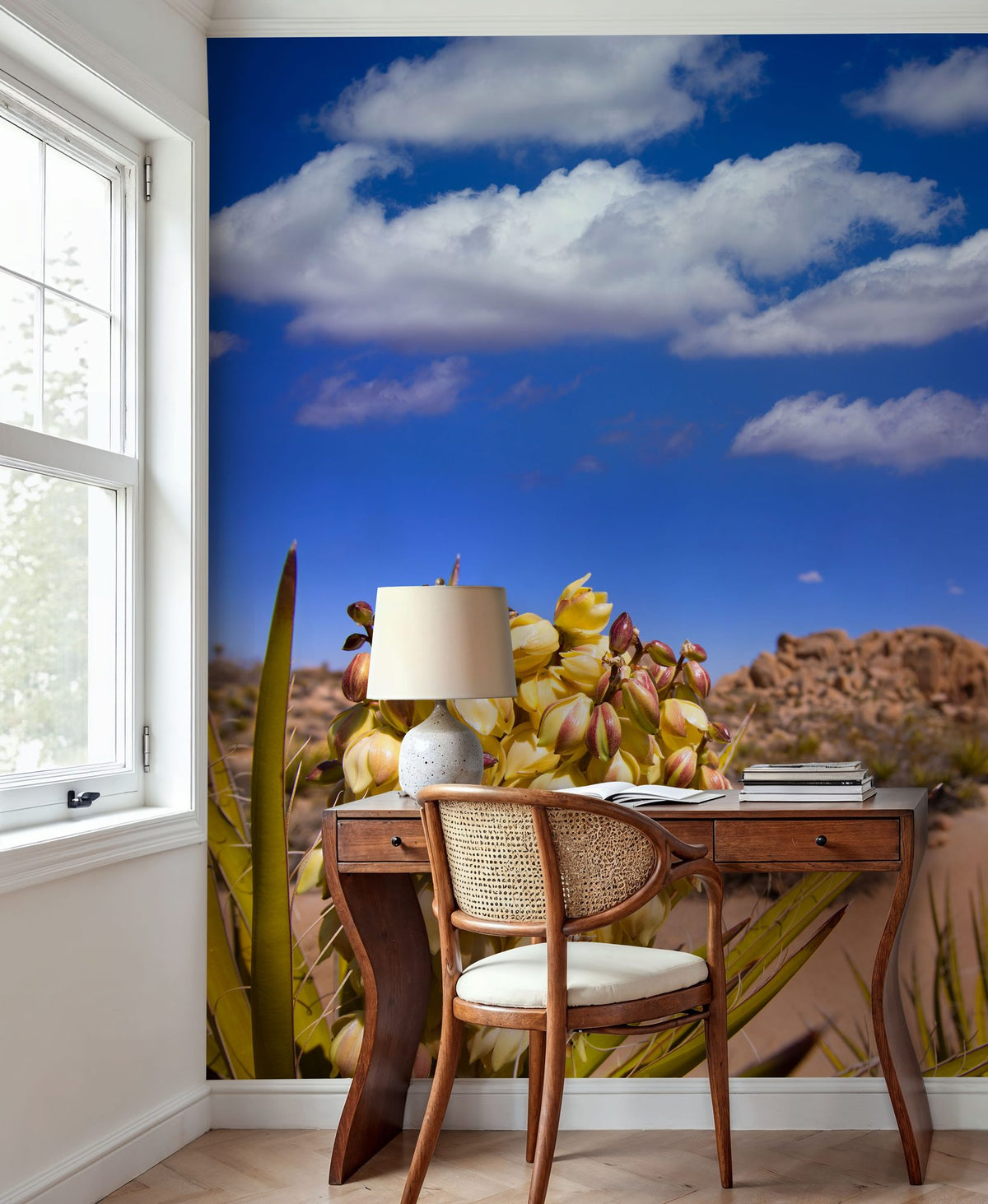 Joshua Tree Blue V Mural Wallpaper - room preview 02