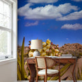 Joshua Tree Blue V Mural Wallpaper - room preview 02