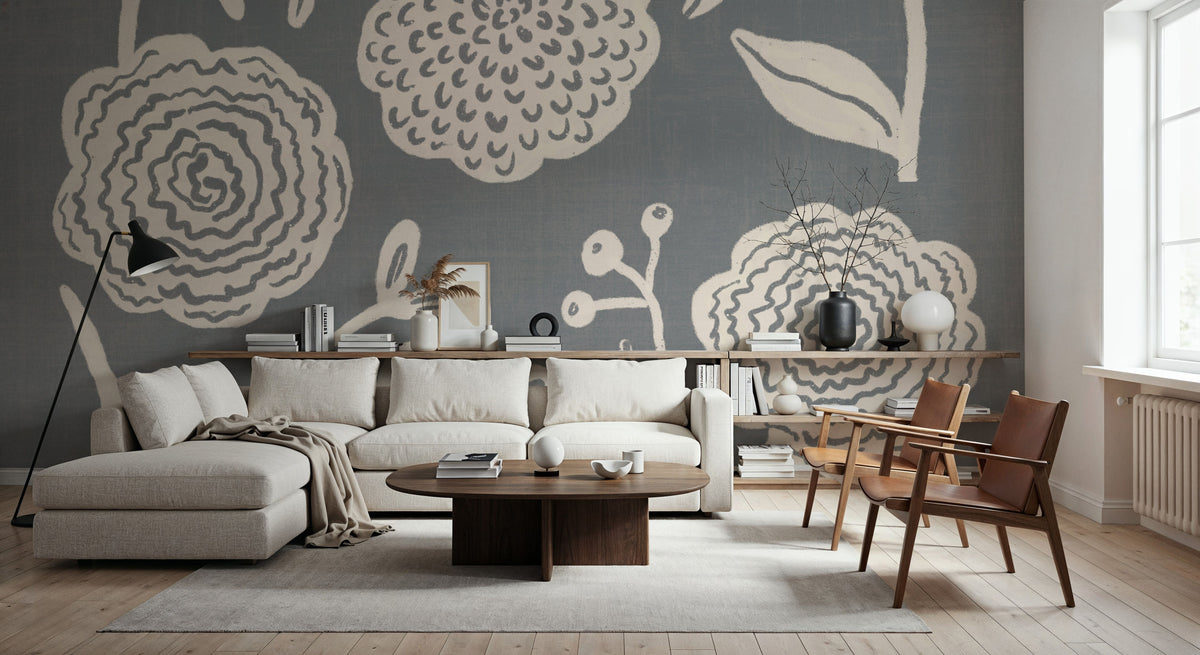 Bloom Toss I Mural Wallpaper - room preview 02