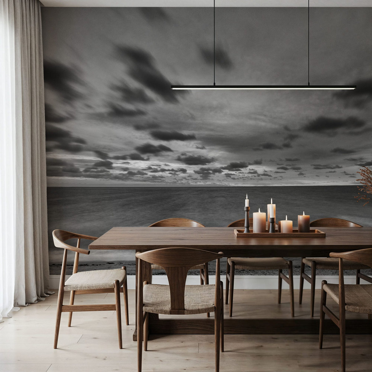 Endless Ocean Mural Wallpaper - room preview 02