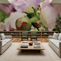 Pink Peony Mural Wallpaper - room preview 02