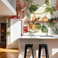 Elegant Floral II Mural Wallpaper - room preview 02