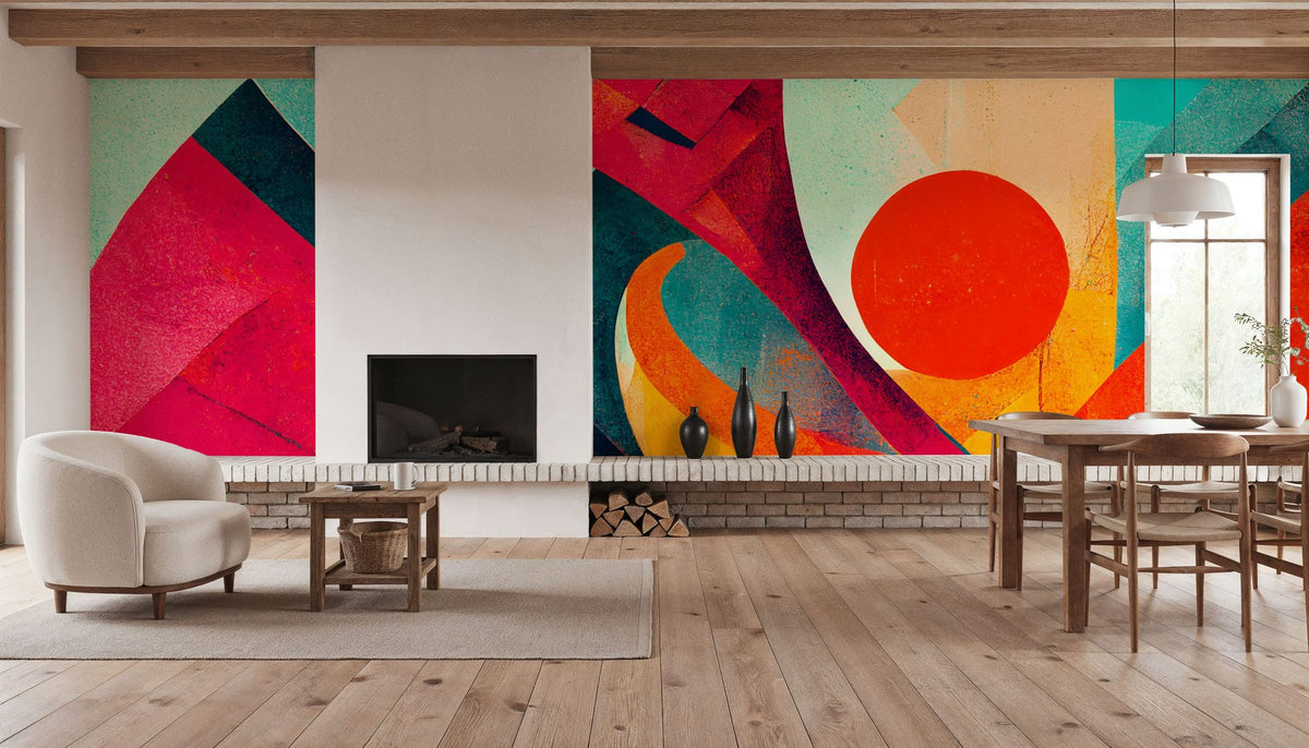 Desert Sun Mural Wallpaper - room preview 02
