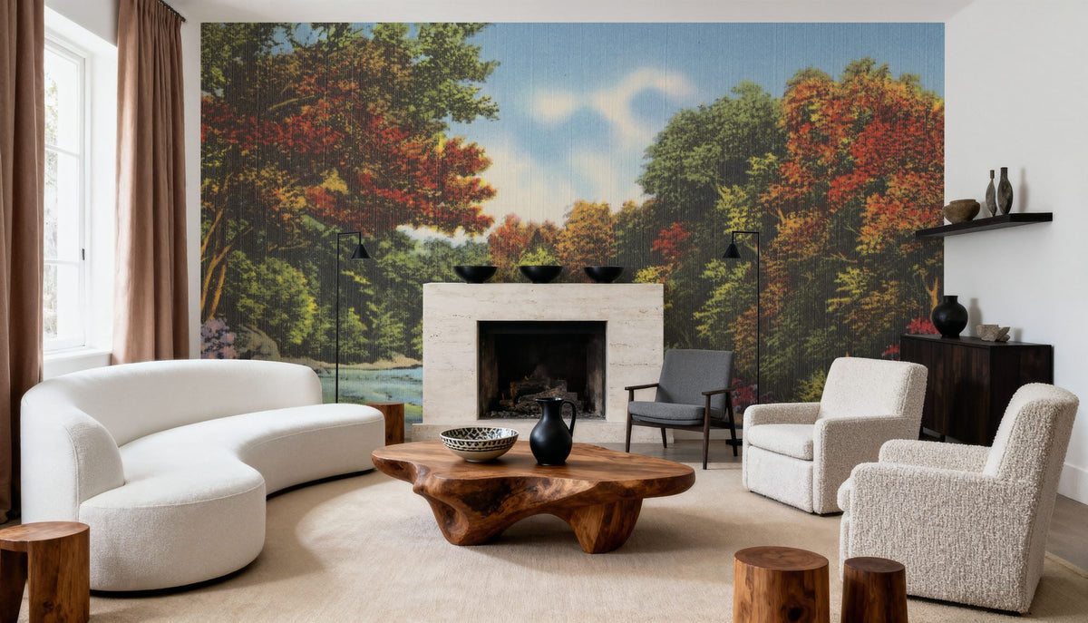 Color River Mural Wallpaper - room preview 02