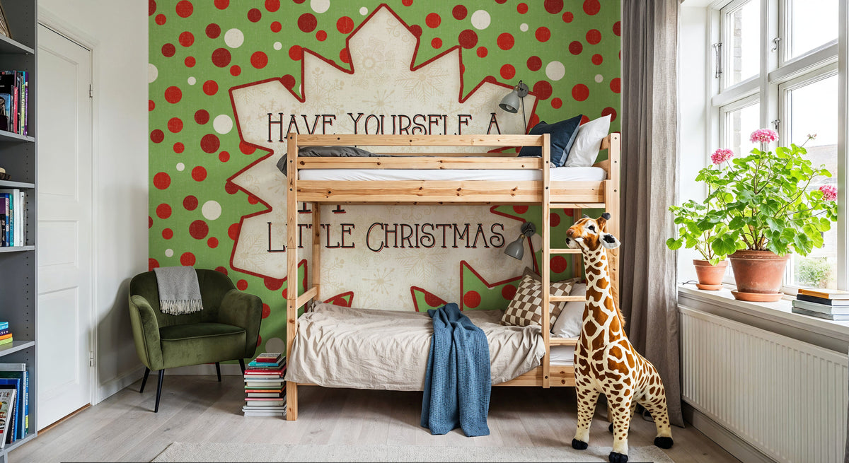 Festive Thoughts I Mural Wallpaper - room preview 02
