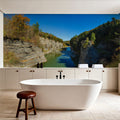 Follow Rivers Mural Wallpaper - room preview 02