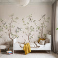 Peony Tree, Petal Pink Mural Wallpaper - room preview 02