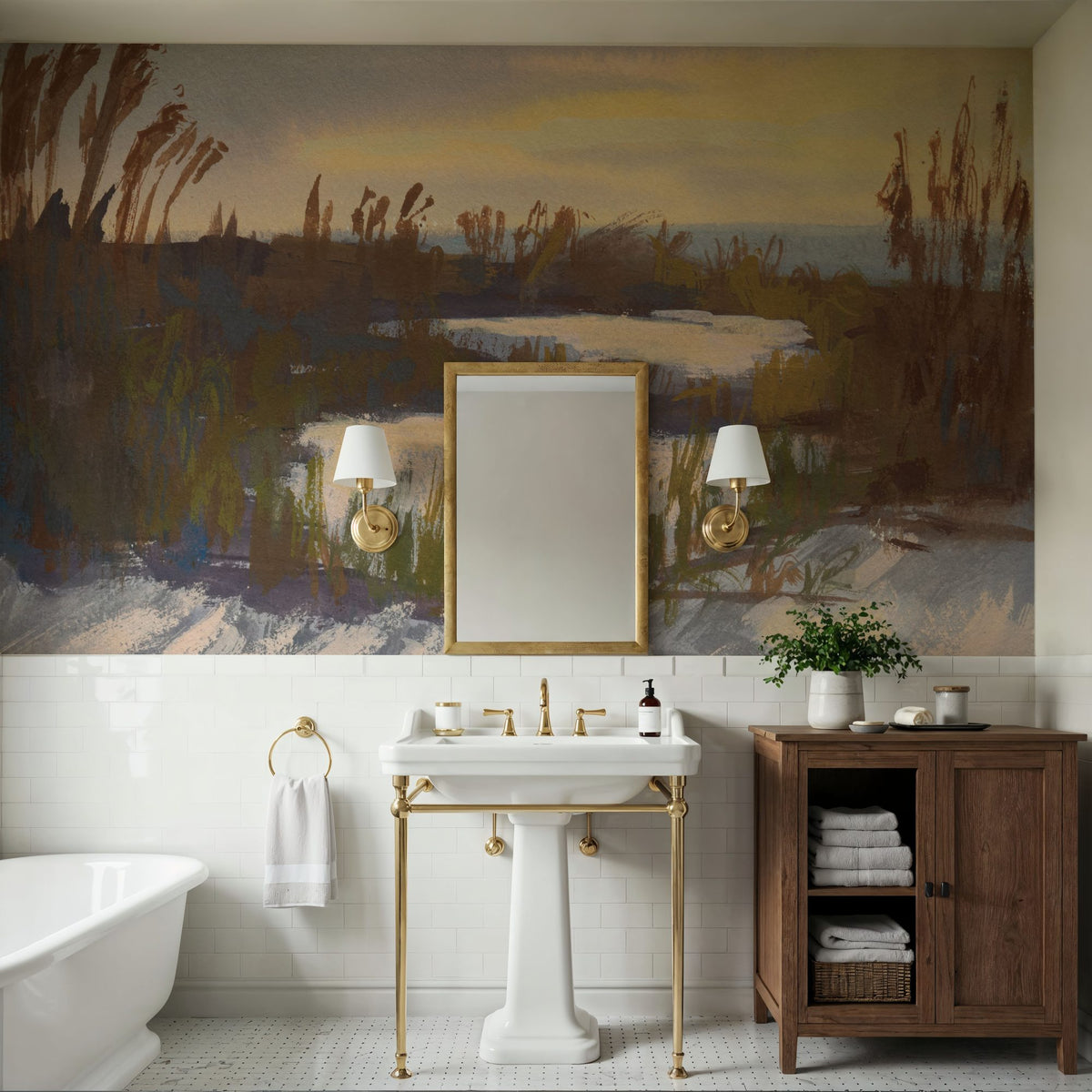 Over the Dunes Mural Wallpaper - room preview 02
