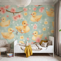 Darling Ducklings Mural Wallpaper - room preview 02