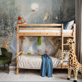Woodland Snowmen Mural Wallpaper - room preview 02