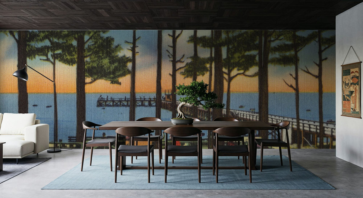 Greetings From Wilson Beach Mural Wallpaper - room preview 02