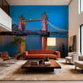 Purple Thames Twilight Mural Wallpaper - room preview 02