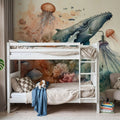 Ocean Whispers Mural Wallpaper - room preview 02