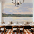 Peace Sunrise on the Water Mural Wallpaper - room preview 02