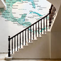US Mexico Caribbean Map - Aquamar Mural Wallpaper - room preview 02