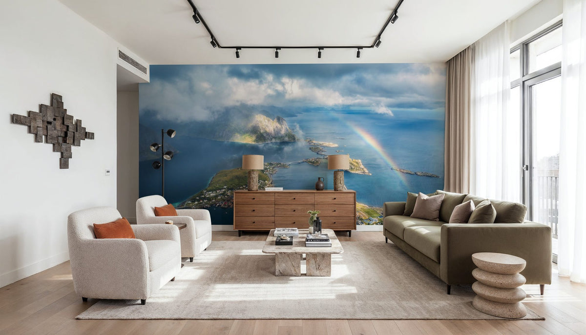 Lofoten Rainbow Mural Wallpaper - room preview 02