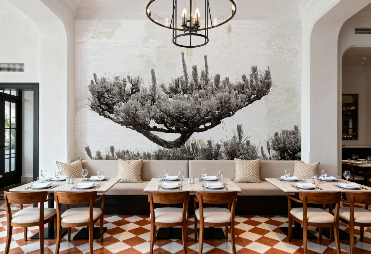 Japanese Tree Mural Wallpaper - room preview 02