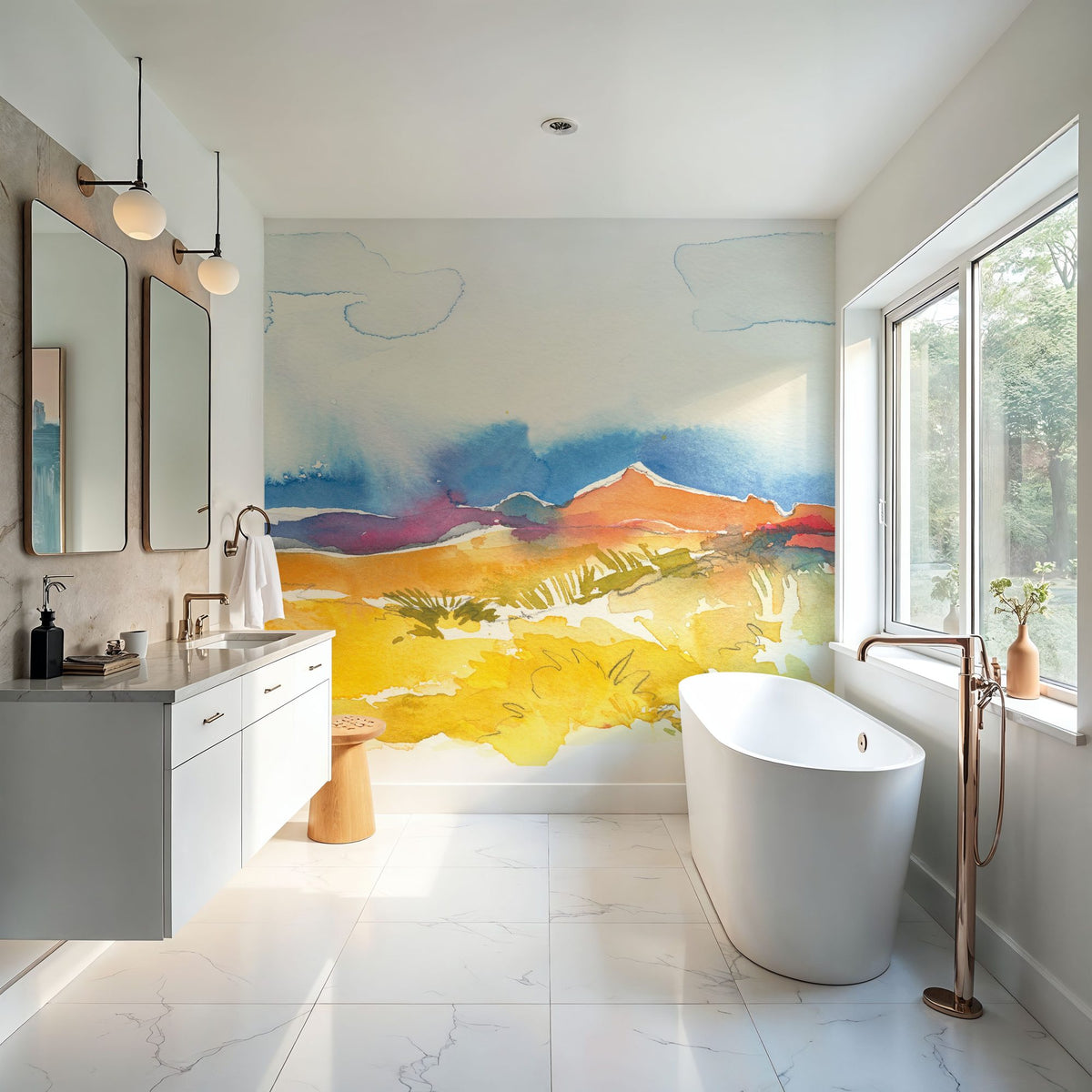Mesa View I Mural Wallpaper - room preview 02