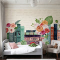 Blooming Books I Mural Wallpaper - room preview 02