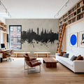 Glasgow Scotland Skyline Concrete Mural Wallpaper - room preview 02