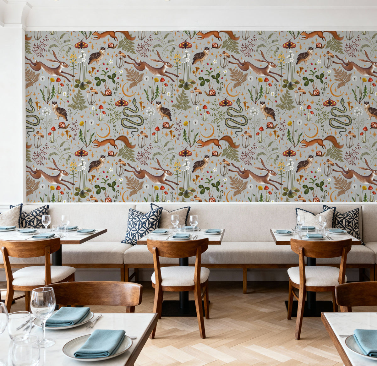 Fantasy Forest - Stone Mural Wallpaper - room preview 02