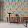 Kaleido Coral Mural Wallpaper - room preview 02